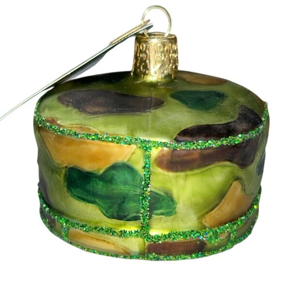 Army Hat Ornament Military Cap by Old World Christmas Collectible Ornament - Picture 5 of 10